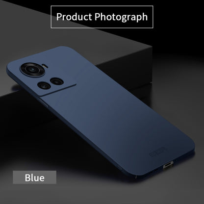 For OnePlus Ace 5G / 10R 5G MOFI Frosted PC Ultra-thin Hard Case(Blue) - OnePlus Cases by MOFI | Online Shopping South Africa | PMC Jewellery