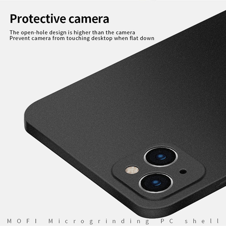 For iPhone 14 MOFI Fandun Series Frosted PC Ultra-thin Phone Case(Gray) - iPhone 14 Cases by MOFI | Online Shopping South Africa | PMC TechLife | Buy Now Pay Later Mobicred