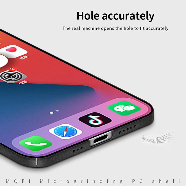 For iPhone 14 MOFI Fandun Series Frosted PC Ultra-thin Phone Case(Red) - free shipping - PMC TechLife - Order now!