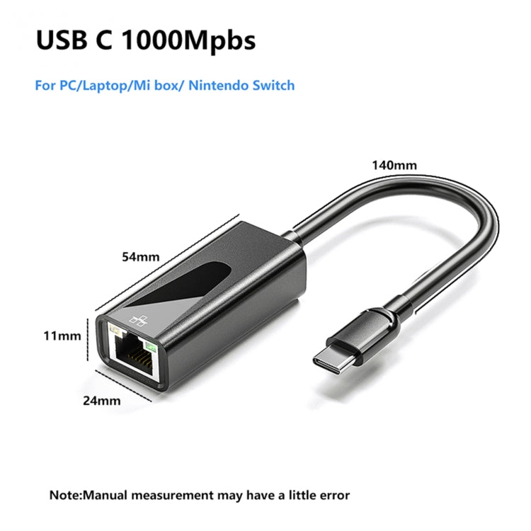 1000Mbps RJ45 Network Card USB Ethernet Adapter, port:USB 3.0 - USB Network Adapter by PMC Jewellery | Online Shopping South Africa | PMC Jewellery | Buy Now Pay Later Mobicred