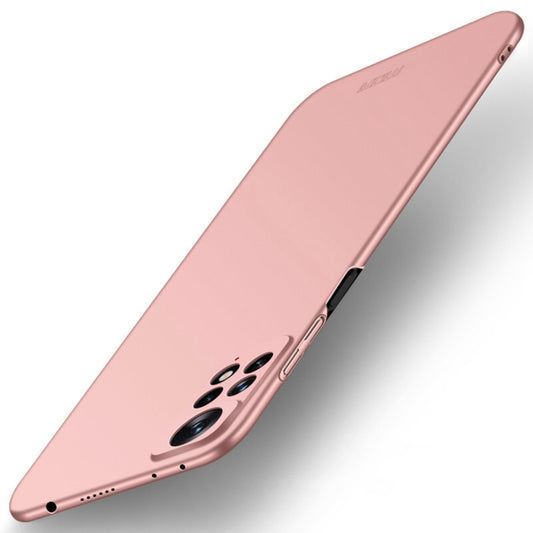 For Xiaomi Redmi Note 11E Pro MOFI Frosted PC Ultra-thin Hard Case(Rose Gold) - Xiaomi Cases by MOFI | Online Shopping South Africa | PMC Jewellery