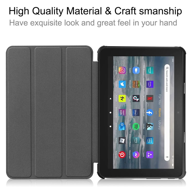 Amazon Fire 7 12th 2022 JSM Smart Leather Tablet Case(Lazy Cat) - free shipping - PMc TechLife - Order now!