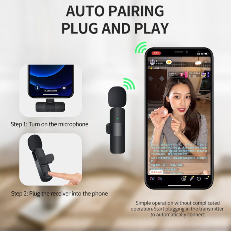 K9 Wireless Microphone Outdoor Interview Short Video Sound Receiver - Microphone by PMC TechLife | Online Shopping South Africa | PMC TechLife | Buy Now Pay Later Mobicred