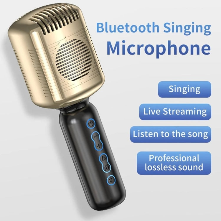 KM600 Wireless Microphone TWS Handheld Noise Reduction Smart Bluetooth-compatible Condenser Mic Music Player for Singing(Sliver) - Microphone by PMC TechLife | Online Shopping South Africa | PMC TechLife | Buy Now Pay Later Mobicred