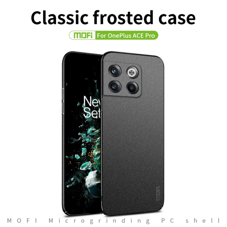 For OnePlus Ace Pro MOFI Frosted PC Ultra-thin Hard Phone Case(Black) -  by MOFI | Online Shopping South Africa | PMC TechLife | Buy Now Pay Later Mobicred