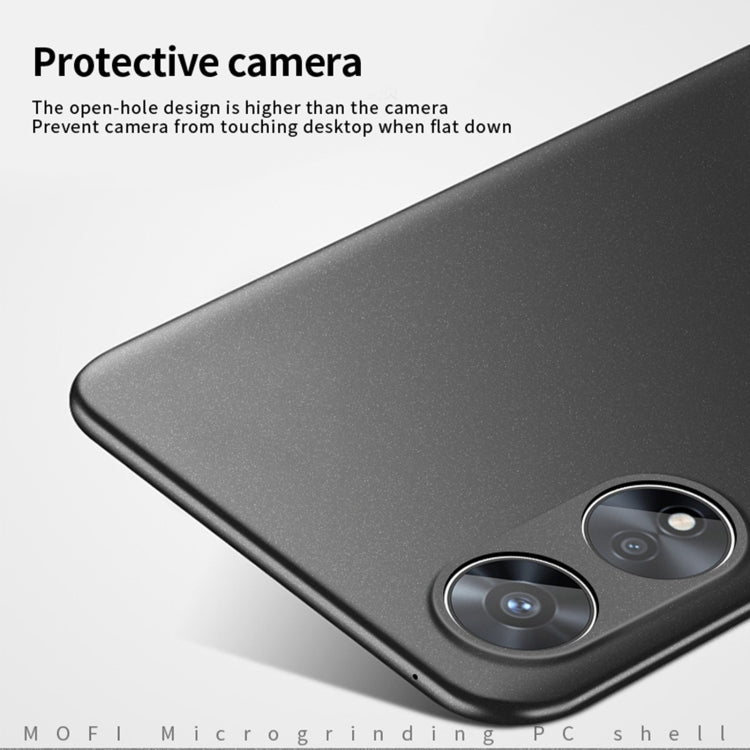 For OPPO A97 5G MOFI Frosted PC Ultra-thin Hard Phone Case(Black) - OPPO Cases by MOFI | Online Shopping South Africa | PMC Jewellery