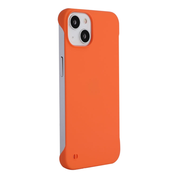 For iPhone 14 Plus ENKAY Matte Frameless PC Phone Case(Orange) - free shipping - PMC Jewellery - Order now!