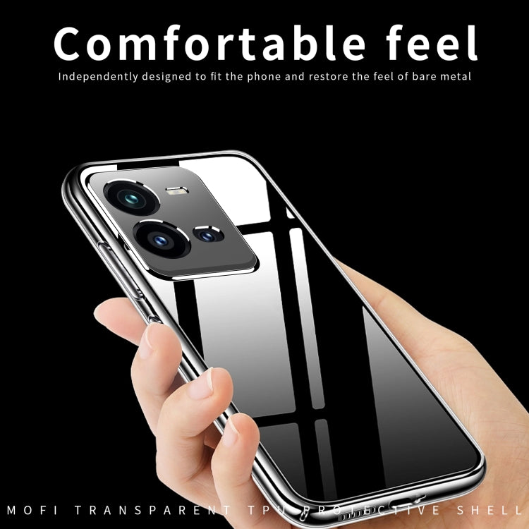 For vivo V25 MOFI Ming Series Ultra-thin TPU Phone Case(Transparent) - vivo Cases by MOFI | Online Shopping South Africa | PMC Jewellery