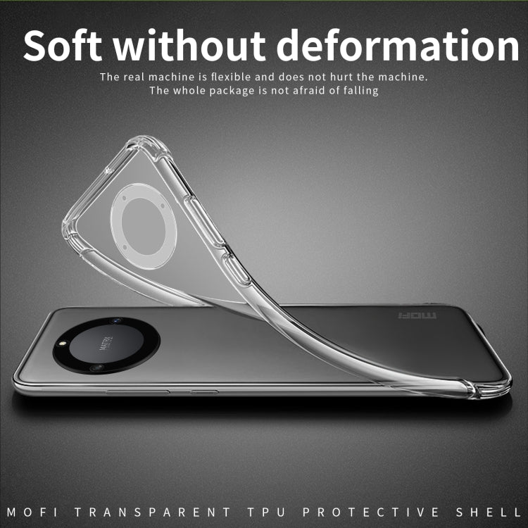 For Honor X40 MOFI Ming Series Ultra-thin TPU Phone Case(Transparent) - Honor Cases by MOFI | Online Shopping South Africa | PMC TechLife