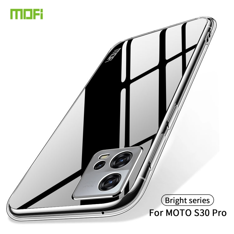 For Motorola Moto S30 Pro MOFI Ming Series Ultra-thin TPU Phone Case(Transparent) - Motorola Cases by MOFI | Online Shopping South Africa | PMC Jewellery