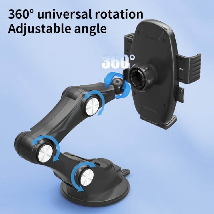 XZ3+JZ3 Suction Cup Type Car Holder Fixed Shockproof Mobile Phone Stand GPS Navigation Holder - free shipping - PMC Jewellery - Order now!