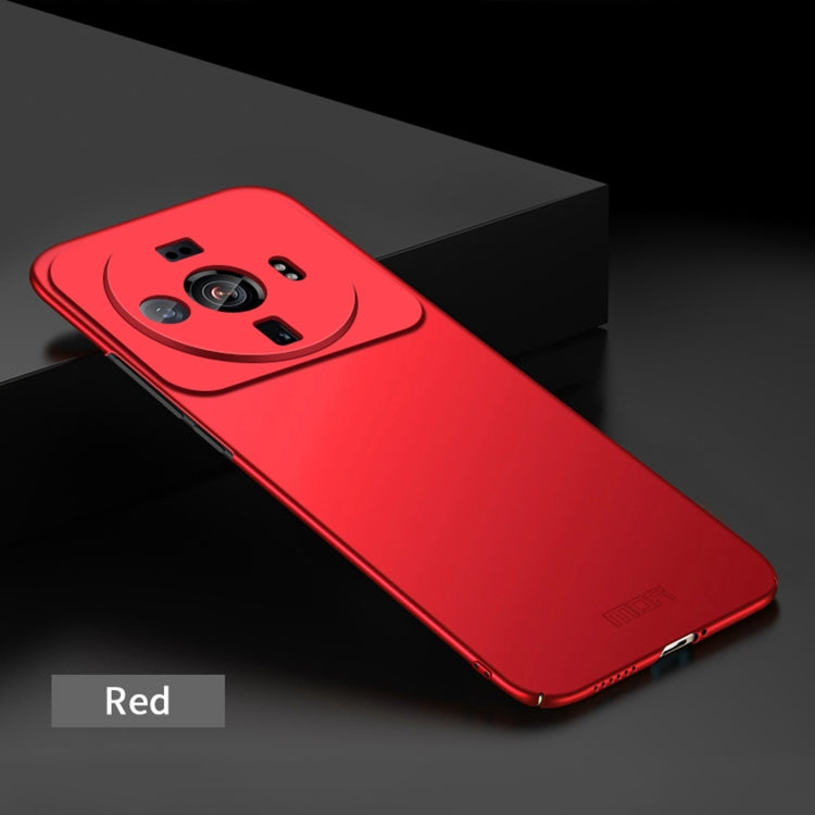 For Xiaomi 12s Ultra MOFI Micro Frosted PC Ultra-thin Hard Case(Red) - Xiaomi Cases by MOFI | Online Shopping South Africa | PMC TechLife | Buy Now Pay Later Mobicred