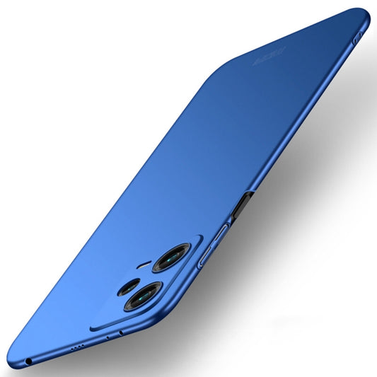 For Xiaomi Redmi Note 12 Pro+ China MOFI Micro Frosted PC Ultra-thin Hard Case(Blue) - Note 12 Pro+ Cases by MOFI | Online Shopping South Africa | PMC Jewellery