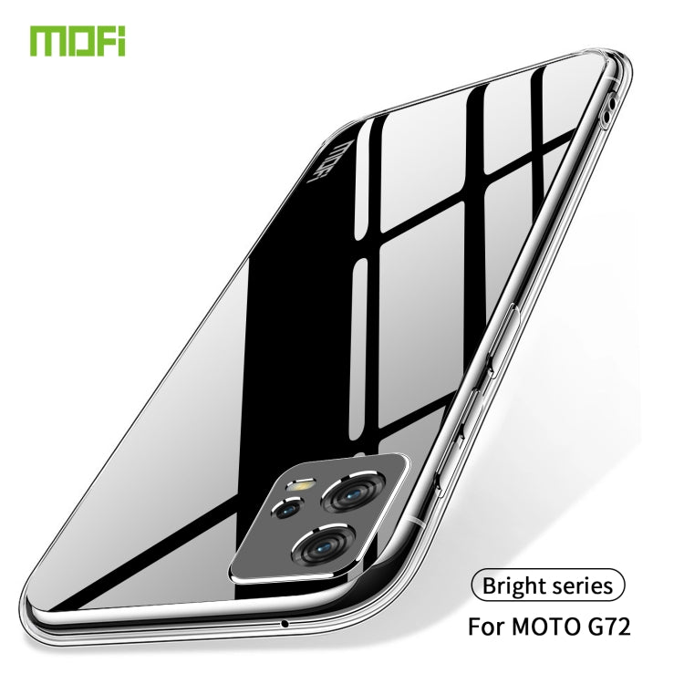 For Motorola Moto G72 MOFI Ming Series Ultra-thin TPU Phone Case(Transparent) - Motorola Cases by MOFI | Online Shopping South Africa | PMC Jewellery