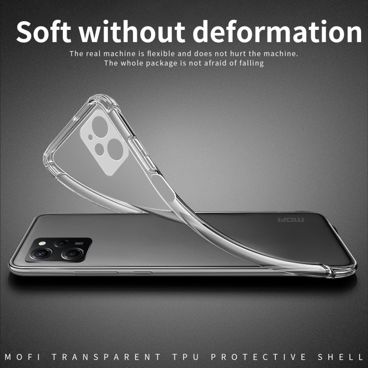 For Xiaomi Redmi Note 12 Pro Speed  MOFI Ming Series Ultra-thin TPU Phone Case(Transparent) - Xiaomi Cases by MOFI | Online Shopping South Africa | PMC Jewellery