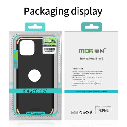 For iPhone 14 Plus MOFI Yatun Series 3 in 1 Stitching PC Phone Case(Black) - iPhone 14 Plus Cases by MOFI | Online Shopping South Africa | PMC Jewellery