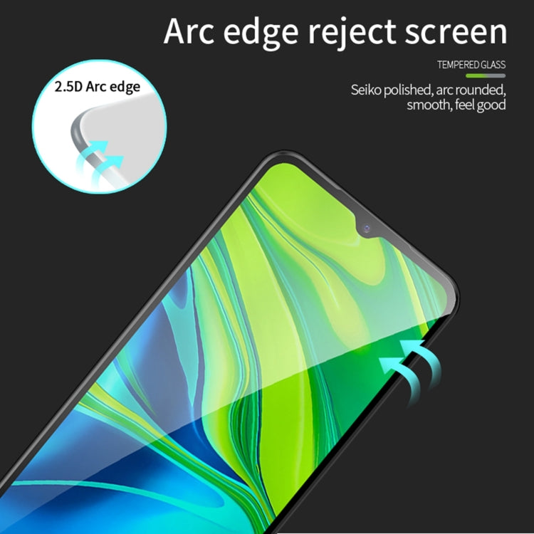 For Xiaomi Poco C55 MOFI 9H 2.5D Full Screen Tempered Glass Film(Black) -  by MOFI | Online Shopping South Africa | PMC TechLife | Buy Now Pay Later Mobicred