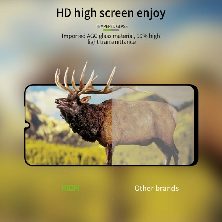 For Xiaomi Poco C55 MOFI 9H 2.5D Full Screen Tempered Glass Film(Black) -  by MOFI | Online Shopping South Africa | PMC TechLife | Buy Now Pay Later Mobicred