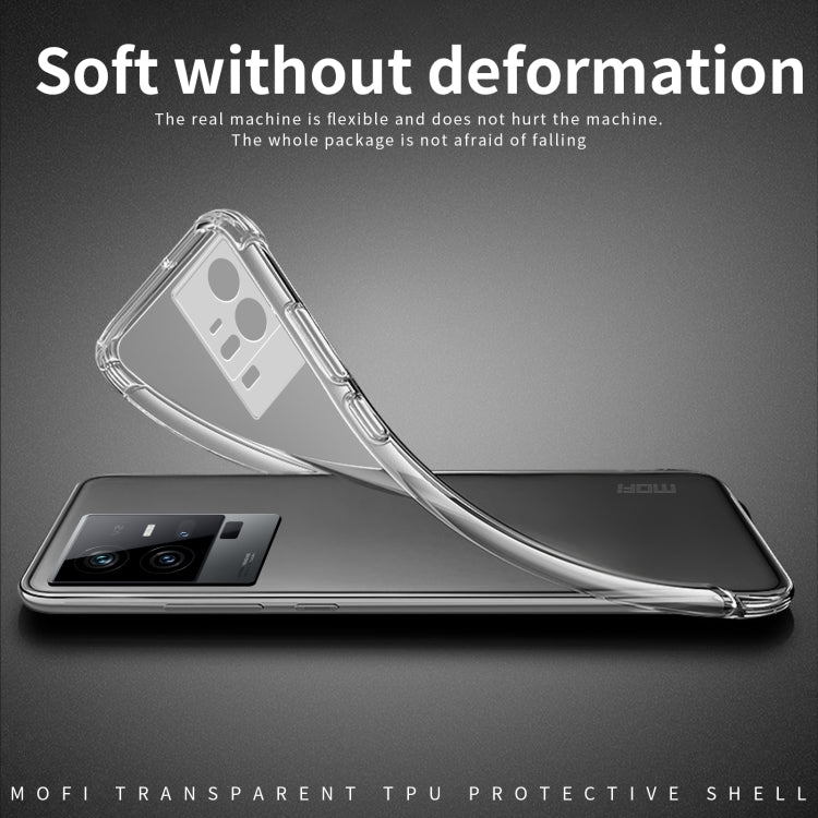For vivo iQOO 11 Pro MOFI Ming Series Ultra-thin TPU Phone Case(Transparent) - vivo Cases by MOFI | Online Shopping South Africa | PMC Jewellery
