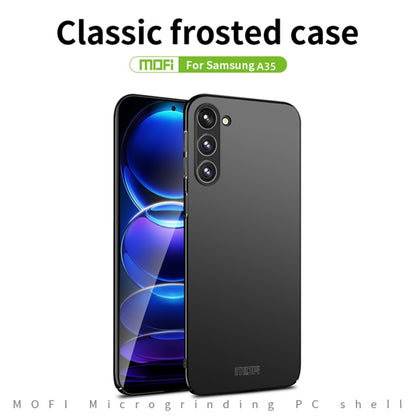 For Samsung Galaxy A35 5G MOFI Frosted PC Ultra-thin Hard Phone Case(Blue) - Galaxy Phone Cases by MOFI | Online Shopping South Africa | PMC Jewellery