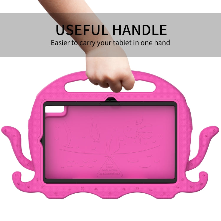 For Lenovo M10 Plus TB-X606 10.3 Octopus Style EVA PC Tablet Case(Rose Red) - Lenovo by PMC TechLife | Online Shopping South Africa | PMC TechLife | Buy Now Pay Later Mobicred
