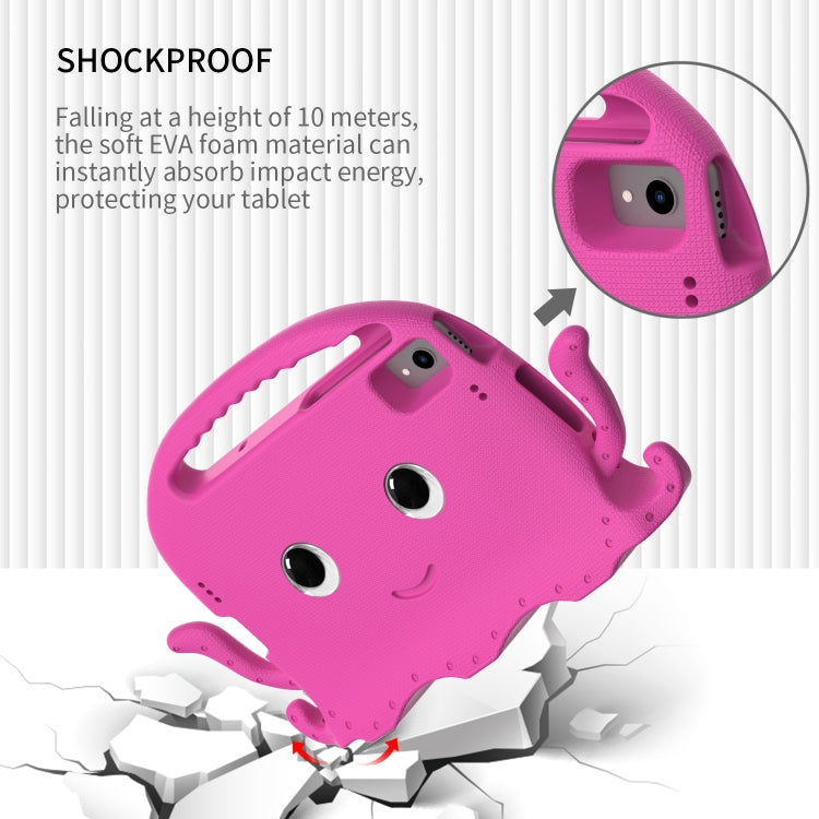 For Lenovo M10 Plus TB-X606 10.3 Octopus Style EVA PC Tablet Case(Rose Red) - Lenovo by PMC TechLife | Online Shopping South Africa | PMC TechLife | Buy Now Pay Later Mobicred