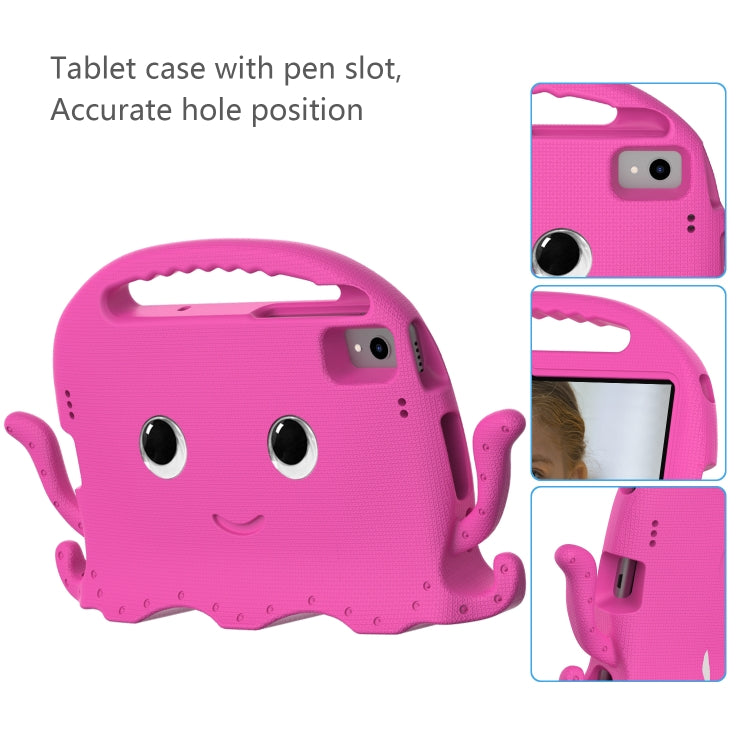 For Lenovo M10 Plus TB-X606 10.3 Octopus Style EVA PC Tablet Case(Rose Red) - Lenovo by PMC TechLife | Online Shopping South Africa | PMC TechLife | Buy Now Pay Later Mobicred