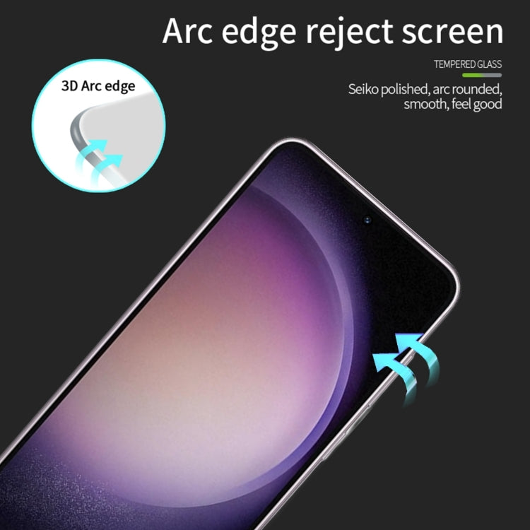 For Samsung Galaxy S24 5G MOFI 9H 3D Explosion-proof Curved Screen Tempered Glass Film(Black) - free shipping - PMC TechLife - Order now!