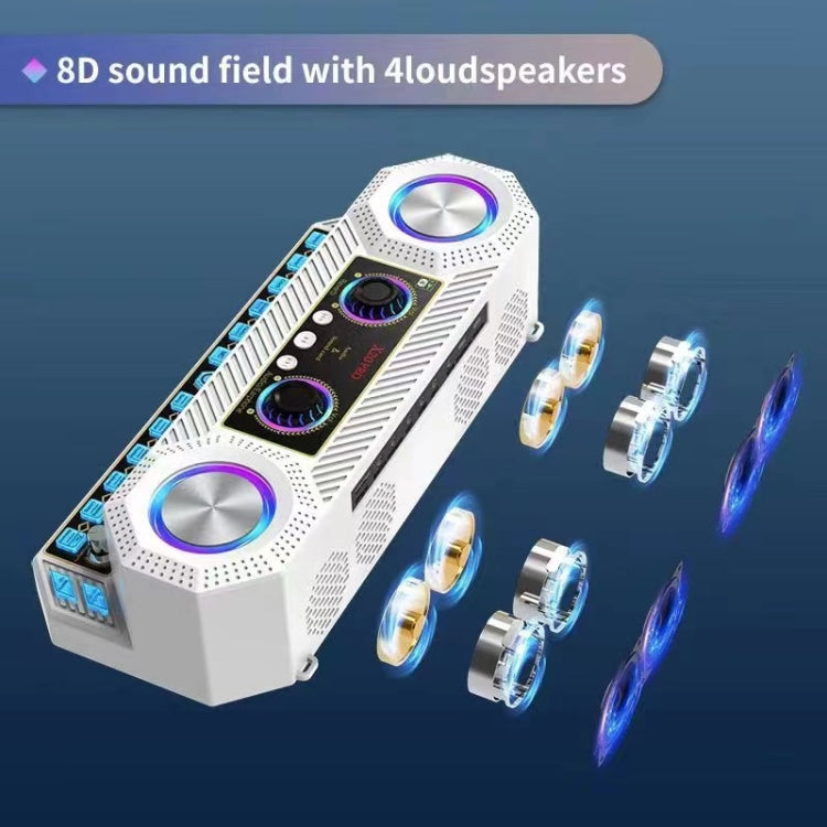 X20 Multifunction Singing Sound Card Audio Machine Square Dance Karaoke Wireless Bluetooth Speaker - Live Sound Effects Processors by PMC Jewellery | Online Shopping South Africa | PMC Jewellery | Buy Now Pay Later Mobicred