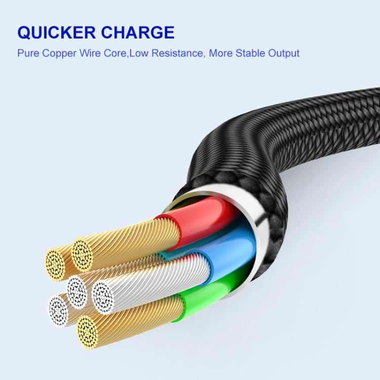 ENKAY Hat-Prince PD 20W Type-C to 8 Pin Dual Elbow Fast Charging Data Cable, Length:1m(Black) - 2 in 1 Cable by ENKAY | Online Shopping South Africa | PMC Jewellery | Buy Now Pay Later Mobicred