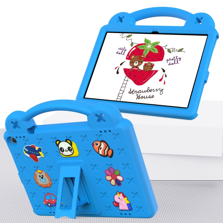 For Amazon Fire HD 10 2021 Handle Kickstand Children EVA Shockproof PC Tablet Case(Sky Blue) - Amazon by PMC TechLife | Online Shopping South Africa | PMC TechLife | Buy Now Pay Later Mobicred