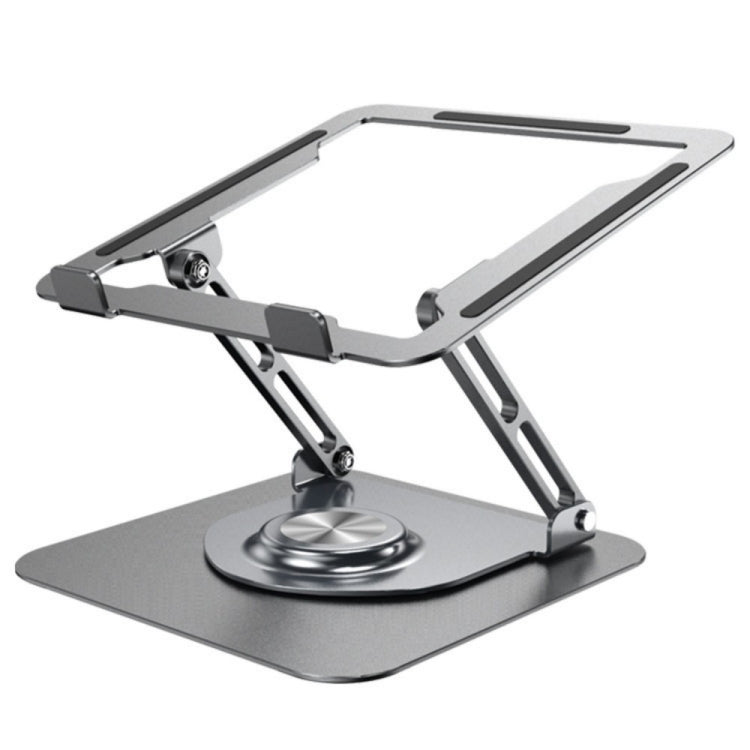 D147 Foldable 360 Degree Rotating Laptop Lifting Bracket Aluminum Alloy Notebook Desktop Stand(Gray) - Laptop Stand by PMC Jewellery | Online Shopping South Africa | PMC Jewellery | Buy Now Pay Later Mobicred