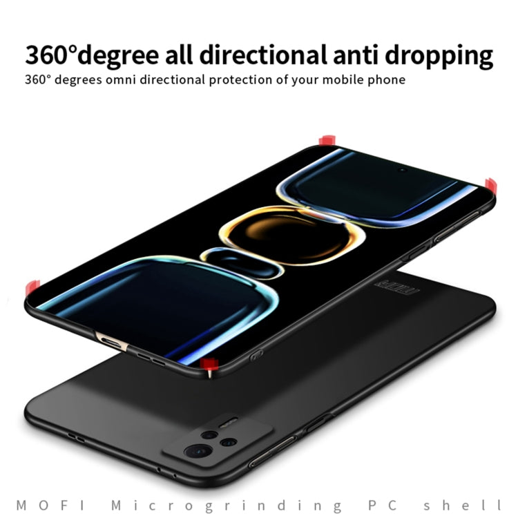 For Xiaomi Redmi K60E MOFI Frosted Ultra-thin PC Hard Case(Blue) - Xiaomi Cases by MOFI | Online Shopping South Africa | PMC TechLife | Buy Now Pay Later Mobicred