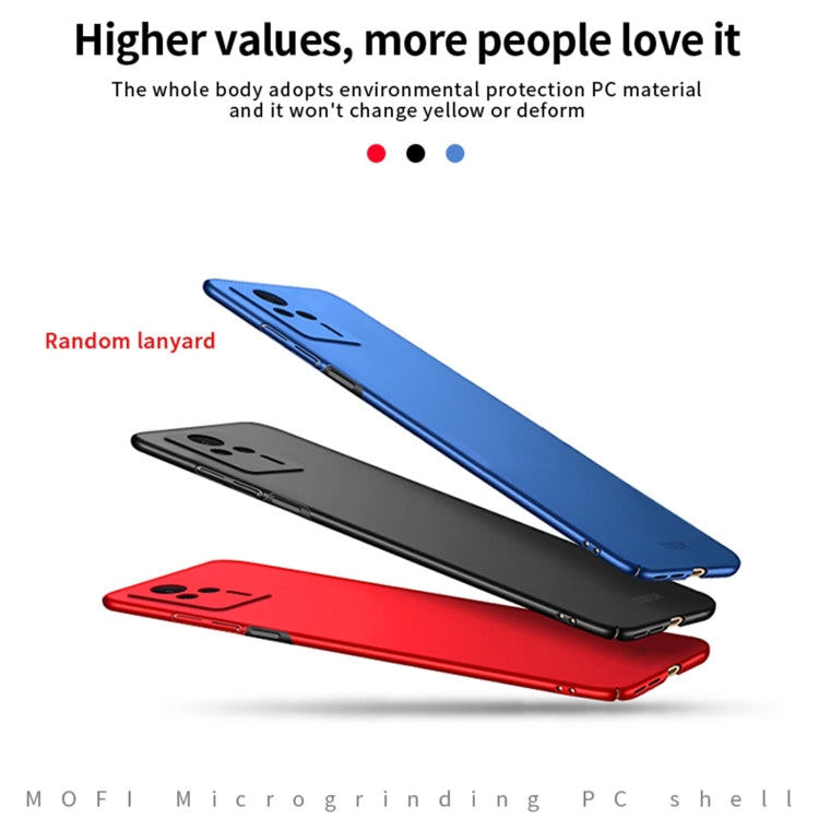 For Xiaomi Redmi K60E MOFI Frosted Ultra-thin PC Hard Case(Red) - Xiaomi Cases by MOFI | Online Shopping South Africa | PMC TechLife | Buy Now Pay Later Mobicred