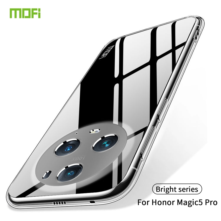 For Honor Magic5 Pro MOFI Ming Series Ultra-thin TPU Phone Case(Transparent) - Honor Cases by MOFI | Online Shopping South Africa | PMC TechLife | Buy Now Pay Later Mobicred
