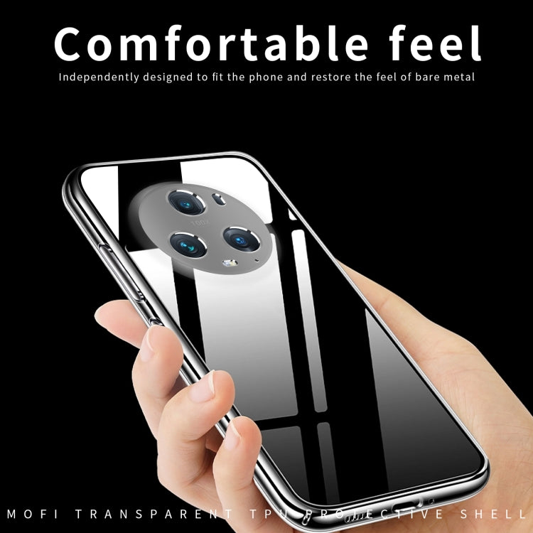 For Honor Magic5 Pro MOFI Ming Series Ultra-thin TPU Phone Case(Transparent) - Honor Cases by MOFI | Online Shopping South Africa | PMC TechLife | Buy Now Pay Later Mobicred