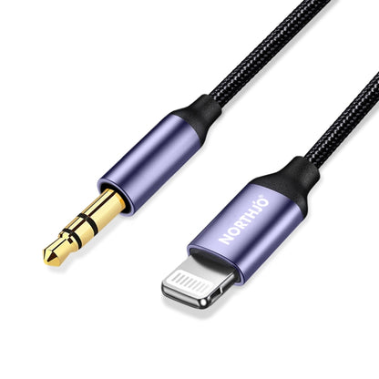 NORTHJO LTM03 8 Pin to 3.5mm Audio AUX Jack Cable, Length:0.5m - Video & Audio Cable by NORTHJO | Online Shopping South Africa | PMC Jewellery