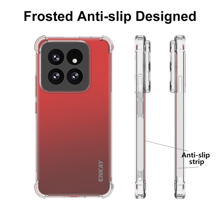 For Xiaomi 14 Pro ENKAY Hat-Prince Transparent TPU Shockproof Phone Case - free shipping - PMC Jewellery - Order now!