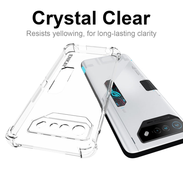 For Asus ROG Phone 7 Ultimate ENKAY Hat-Prince Transparent TPU Shockproof Phone Case - free shipping - PMC TechLife - Order now!