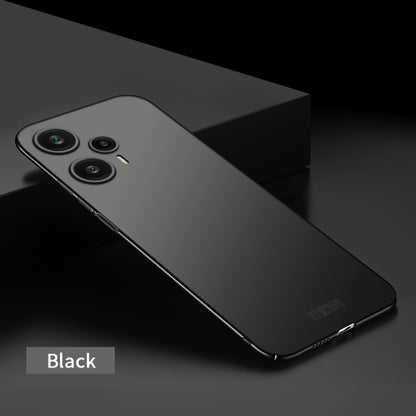 For?Redmi Note 12 Turbo 5G MOFI Micro-Frosted PC Ultra-thin Hard Phone Case(Black) - Xiaomi Cases by MOFI | Online Shopping South Africa | PMC Jewellery