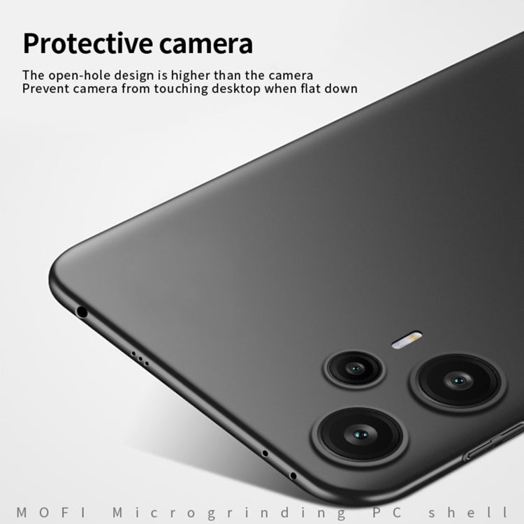 For Xiaomi Redmi Note 12 Turbo 5G MOFI Micro-Frosted PC Ultra-thin Hard Phone Case(Red) - Xiaomi Cases by MOFI | Online Shopping South Africa | PMC TechLife | Buy Now Pay Later Mobicred