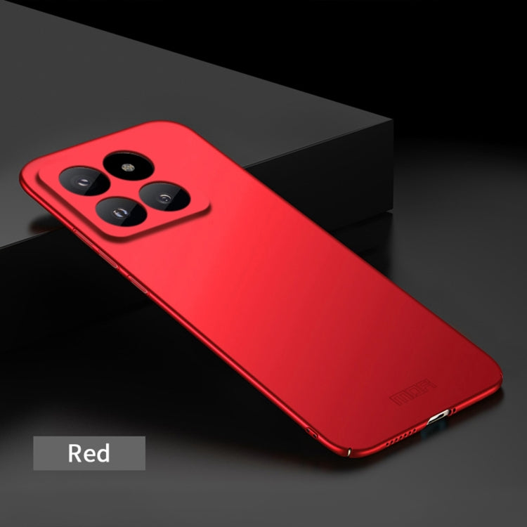 For Xiaomi 14 Pro MOFI Micro-Frosted PC Ultra-thin Hard Phone Case(Red) - 14 Pro Cases by MOFI | Online Shopping South Africa | PMC TechLife | Buy Now Pay Later Mobicred