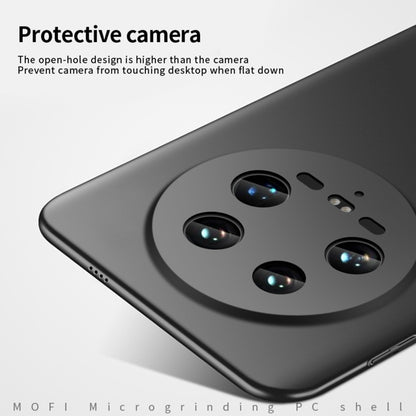 For?Xiaomi 14 Ultra MOFI Micro-Frosted PC Ultra-thin Hard Phone Case(Black) - 14 Ultra Cases by MOFI | Online Shopping South Africa | PMC Jewellery