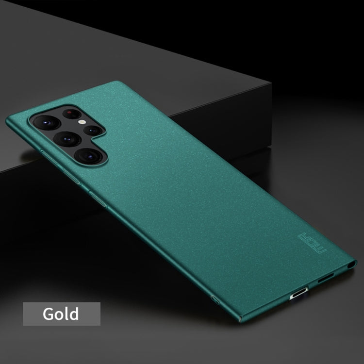 For Samsung Galaxy S24 Ultra 5G MOFI Fandun Series Frosted PC Ultra-thin All-inclusive Phone Case(Green) - Galaxy S24 Ultra 5G Cases by MOFI | Online Shopping South Africa | PMC Jewellery