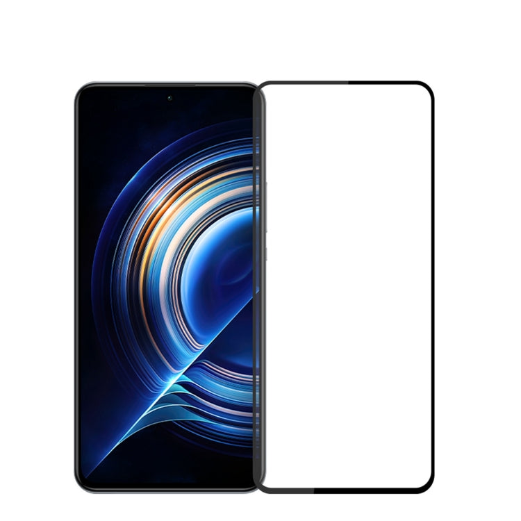 For Xiaomi Poco F5 Pro MOFI 9H 2.5D Full Screen Tempered Glass Film(Black) -  by MOFI | Online Shopping South Africa | PMC Jewellery