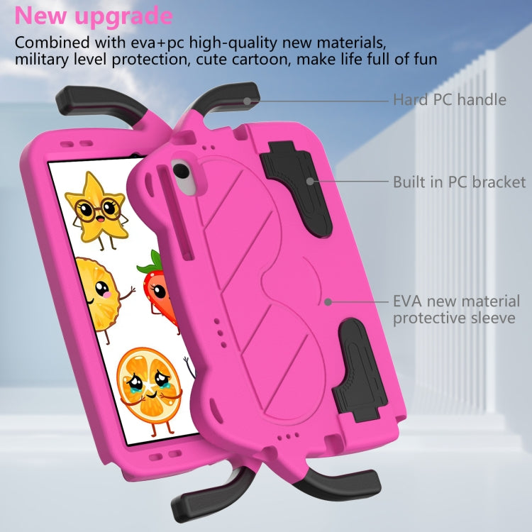For Nokia T20 10.36 2021 Ice Baby EVA Shockproof Hard PC Tablet Case(Rose Red+Black) - Nokia by PMC TechLife | Online Shopping South Africa | PMC TechLife | Buy Now Pay Later Mobicred