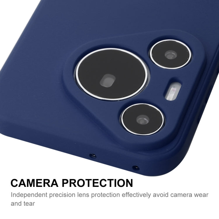 For Huawei Pura 70 ENKAY Hat-Prince Liquid Silicone Shockproof Protective Soft Case(Beige) - Huawei Cases by ENKAY | Online Shopping South Africa | PMC Jewellery | Buy Now Pay Later Mobicred