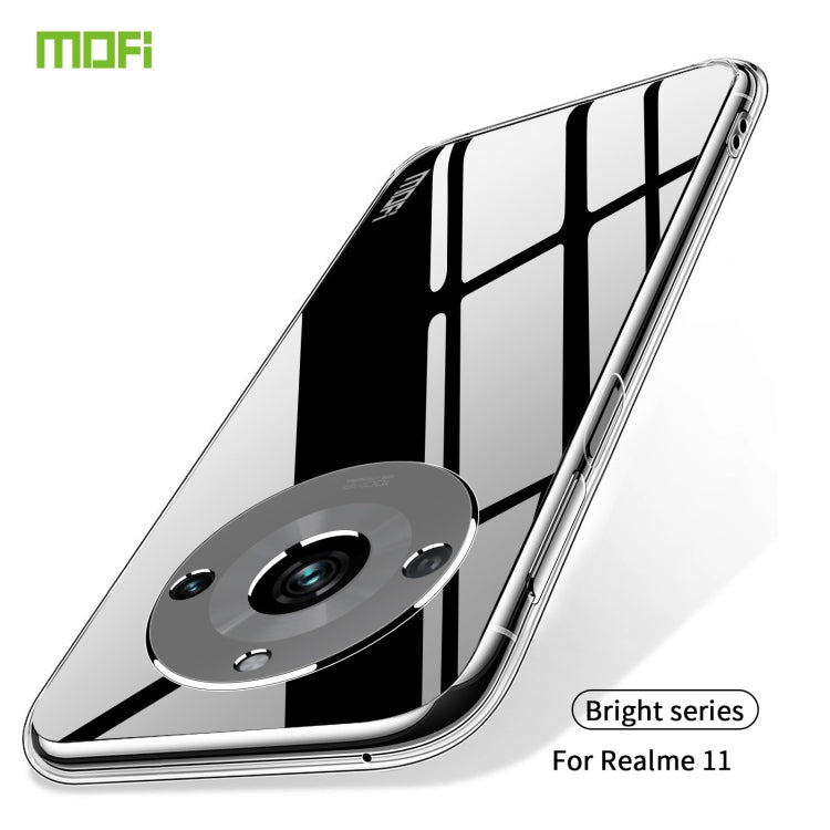 For Realme 11 MOFI Ming Series Ultra-thin TPU Phone Case(Transparent) - Realme Cases by MOFI | Online Shopping South Africa | PMC Jewellery