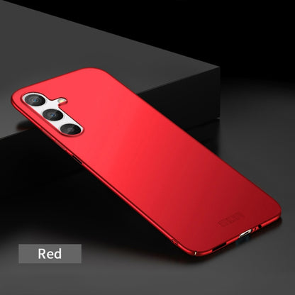 For Samsung Galaxy A24 4G MOFI Frosted PC Ultra-thin Hard Phone Case(Red) - Galaxy Phone Cases by MOFI | Online Shopping South Africa | PMC Jewellery