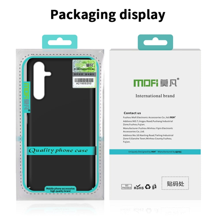 For Samsung Galaxy A24 4G MOFI Frosted PC Ultra-thin Hard Phone Case(Black) - Galaxy Phone Cases by MOFI | Online Shopping South Africa | PMC Jewellery